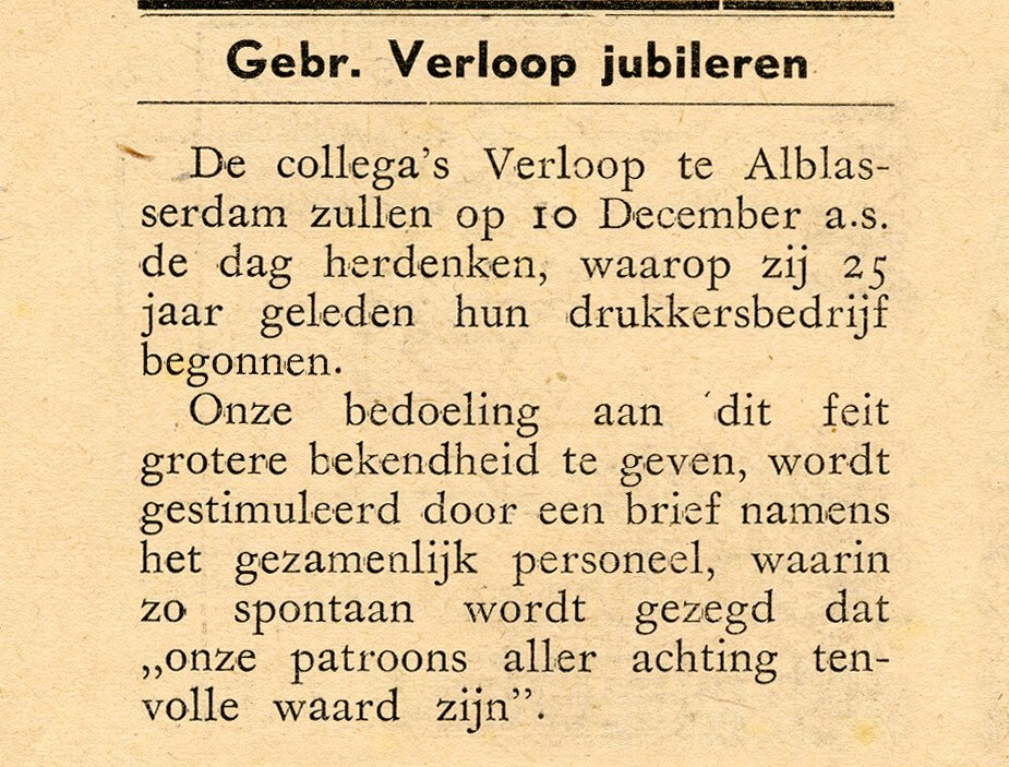 1946 - 25-jarig jubileum